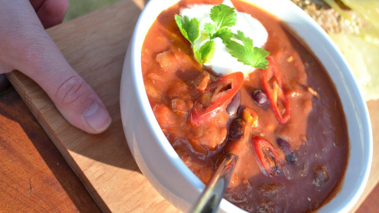 Zuppa di fagioli rossi