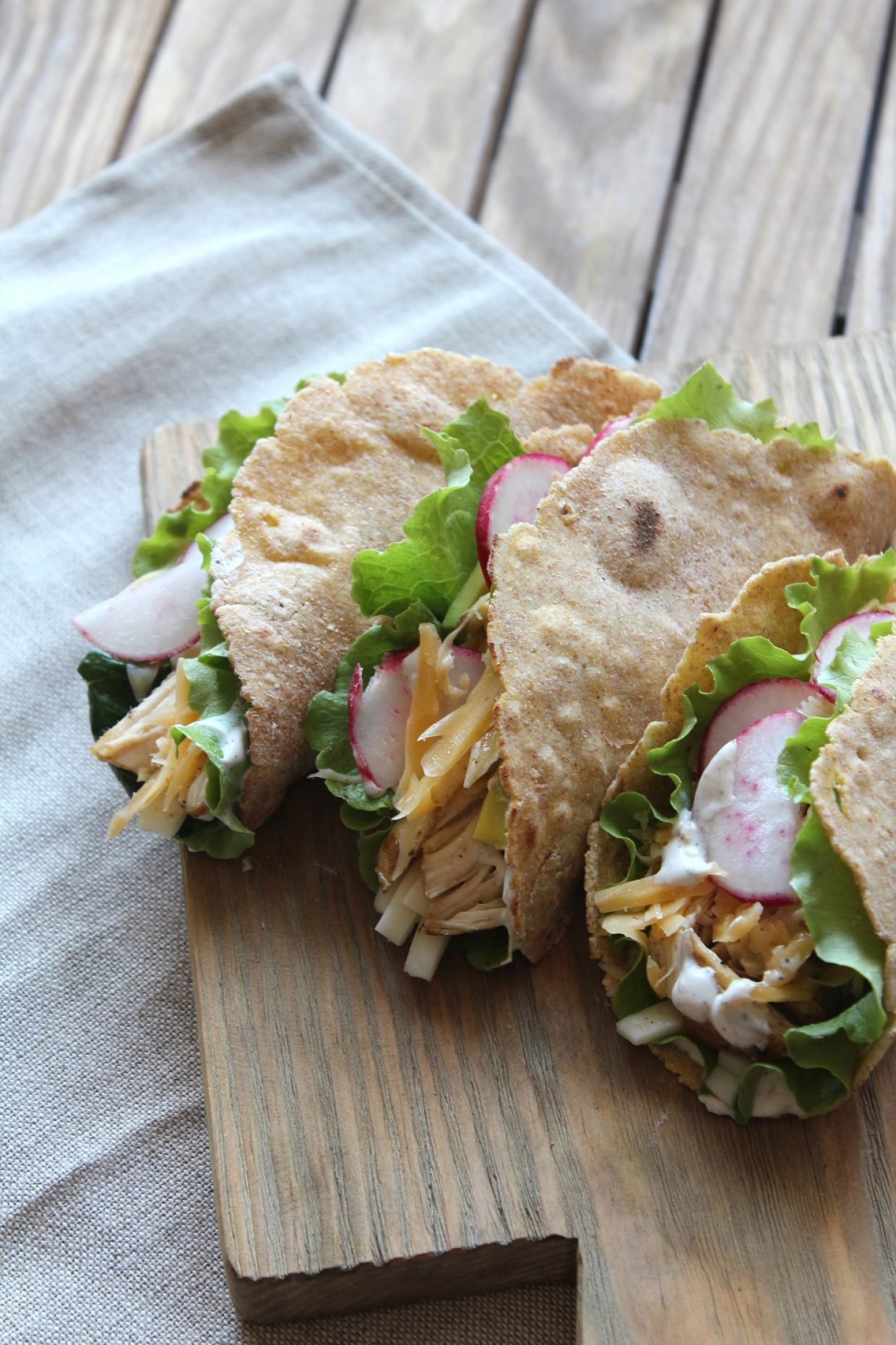 Tacos con panna acida di kefir