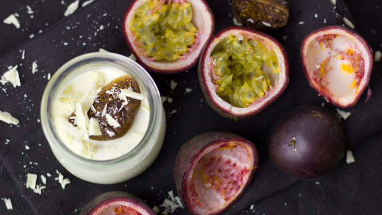Kefir di latte e maracuja