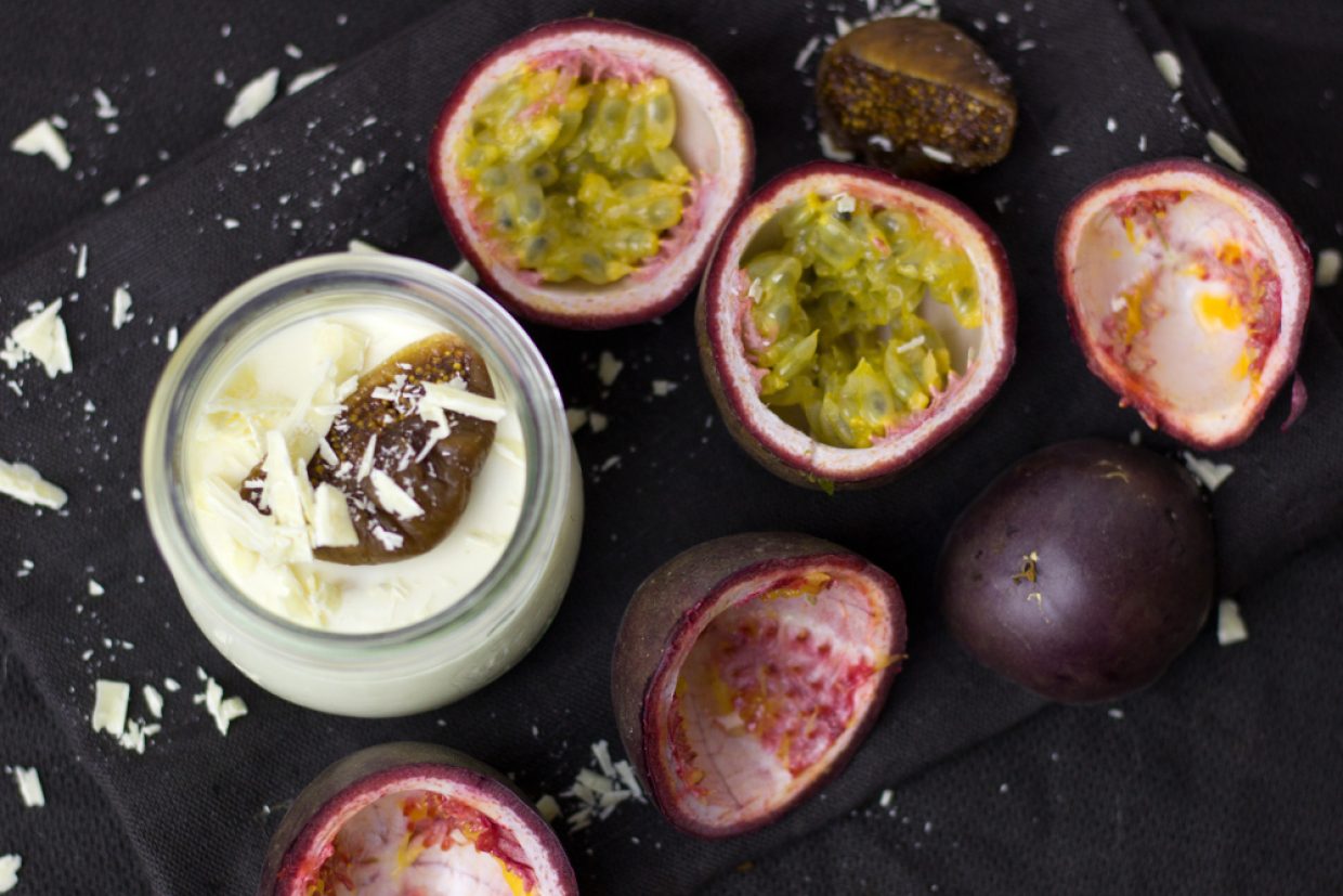 Kefir di latte e maracuja