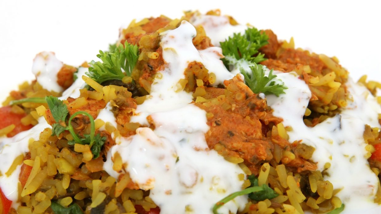 riso al curry con kefir