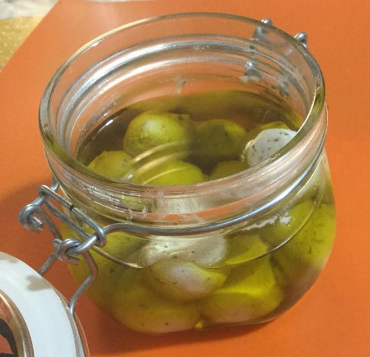 Palline di tvorog nell'olio