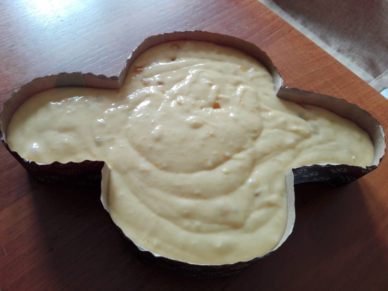 Impasto nella forma