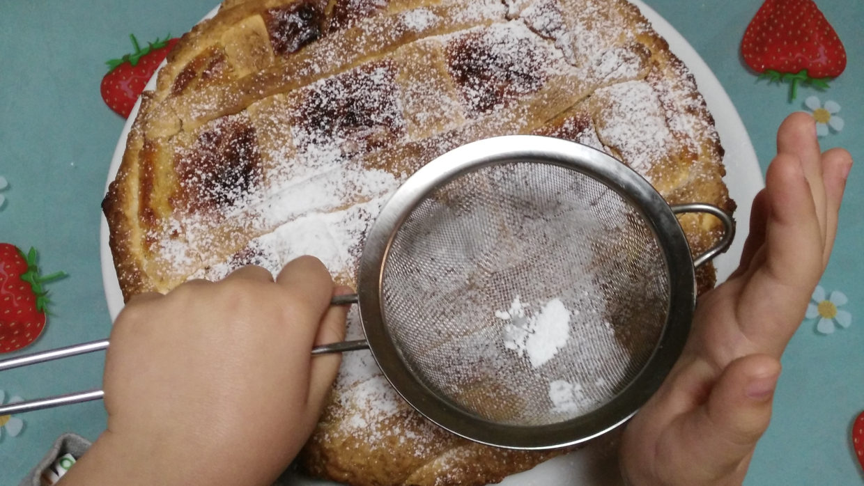 Crostata al grano e kefir di latte