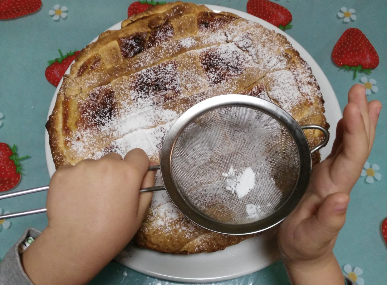 Crostata al grano e kefir di latte